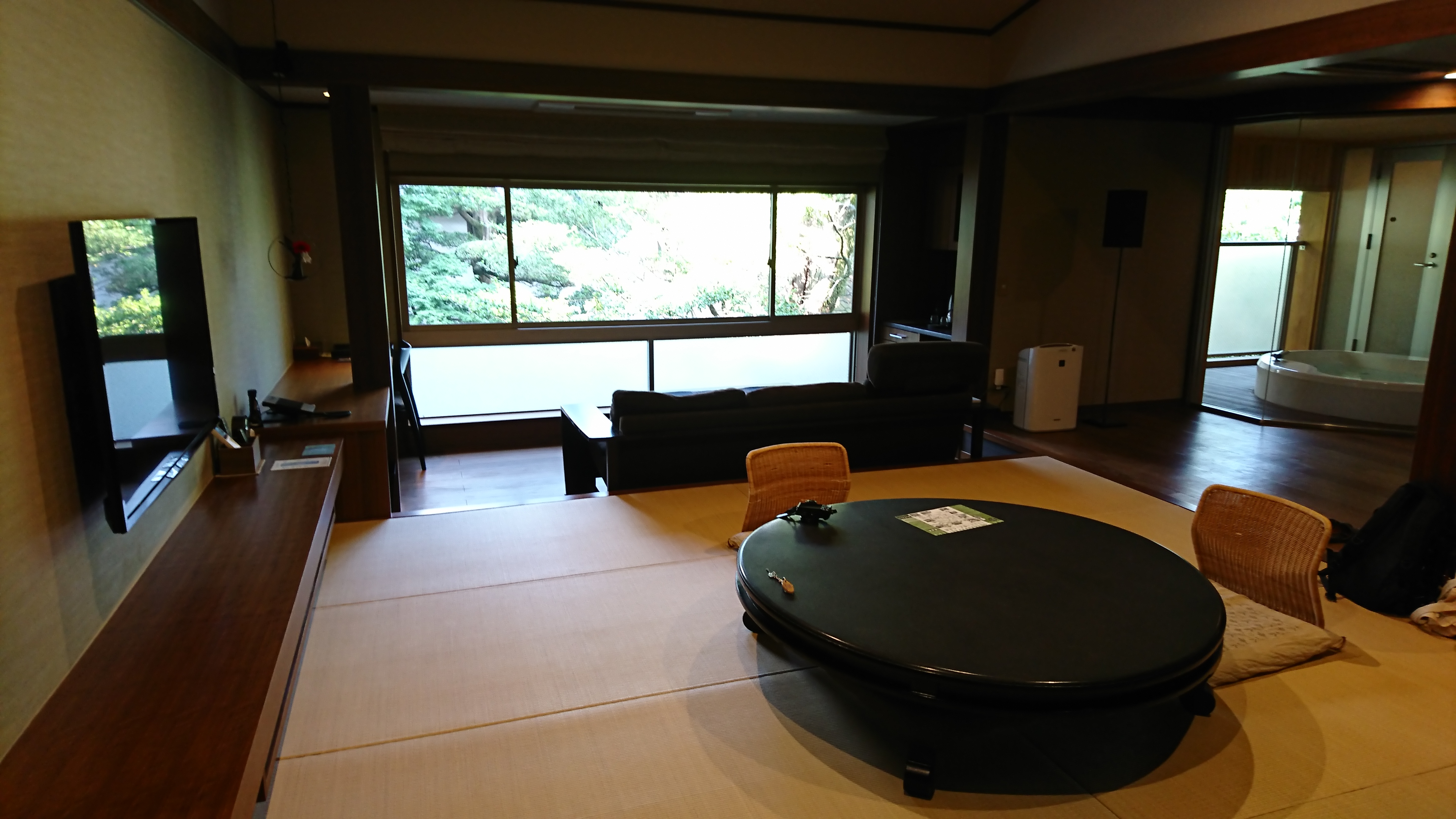 湯田温泉の松田屋ホテルの客室