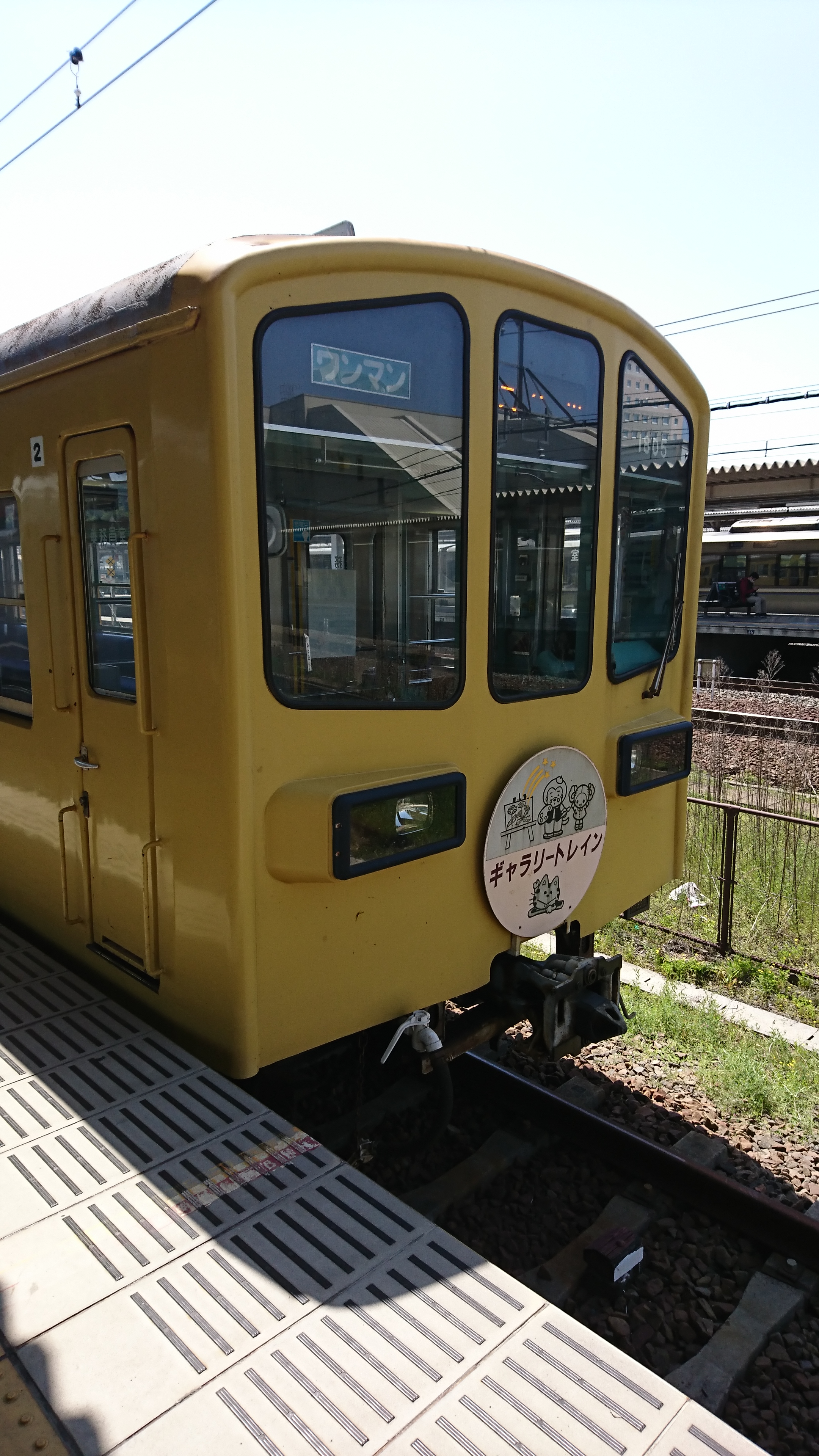 多賀大社に参拝するのに乗車した近江鉄道の車両