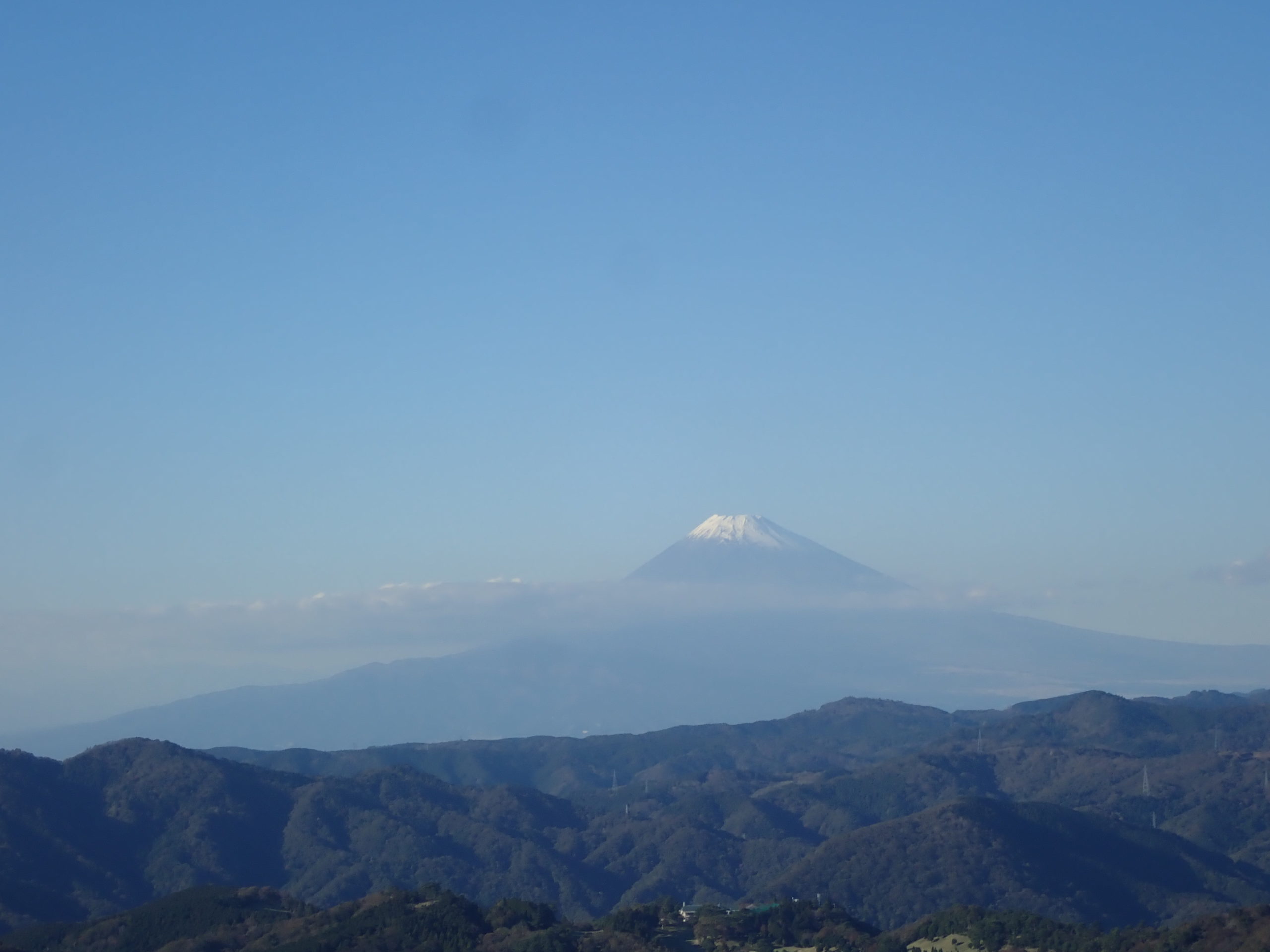 大室山の山頂