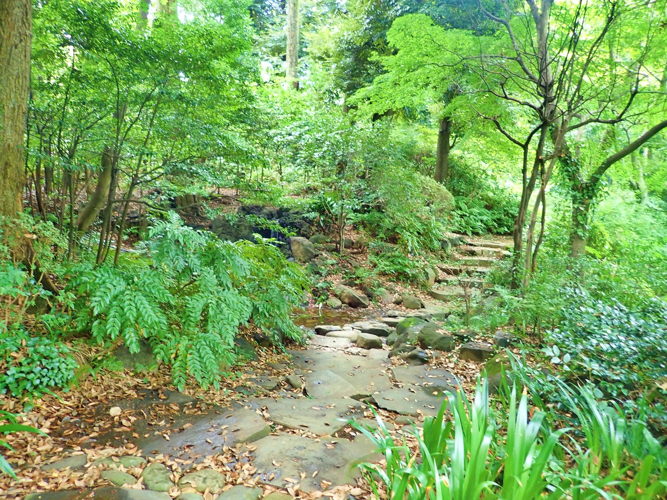 水稲荷神社近くの甘泉園