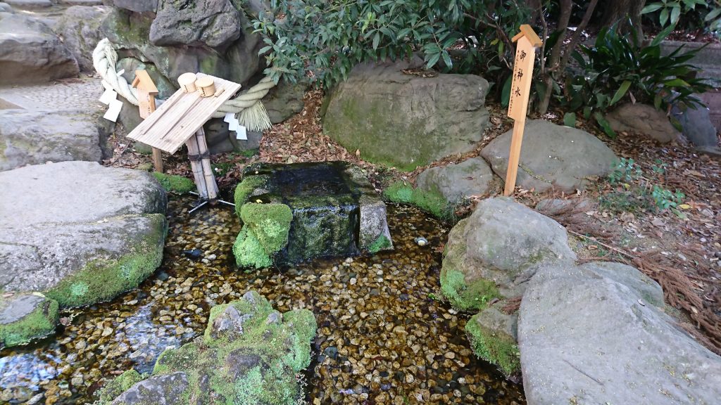 川越氷川神社のお水取り