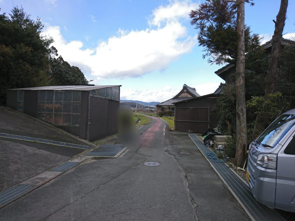 白鬚神社から近江高島駅江の帰り道