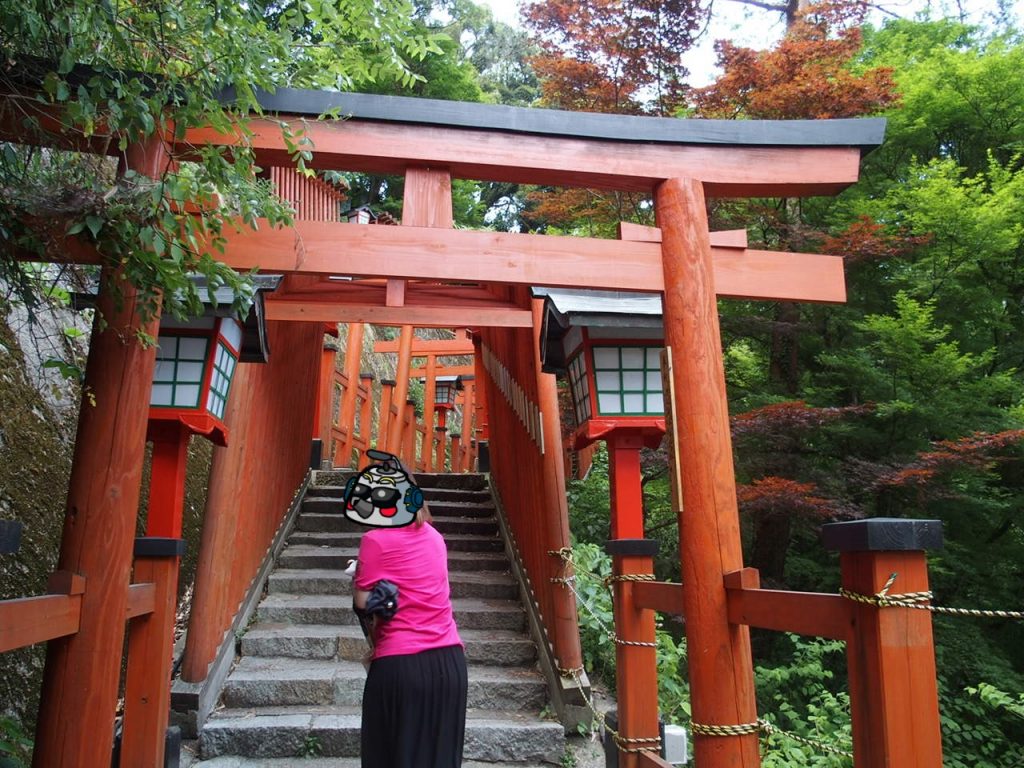 津和野の太鼓谷稲成神社の千本鳥居