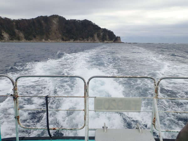 鯛の浦遊覧船に乗船