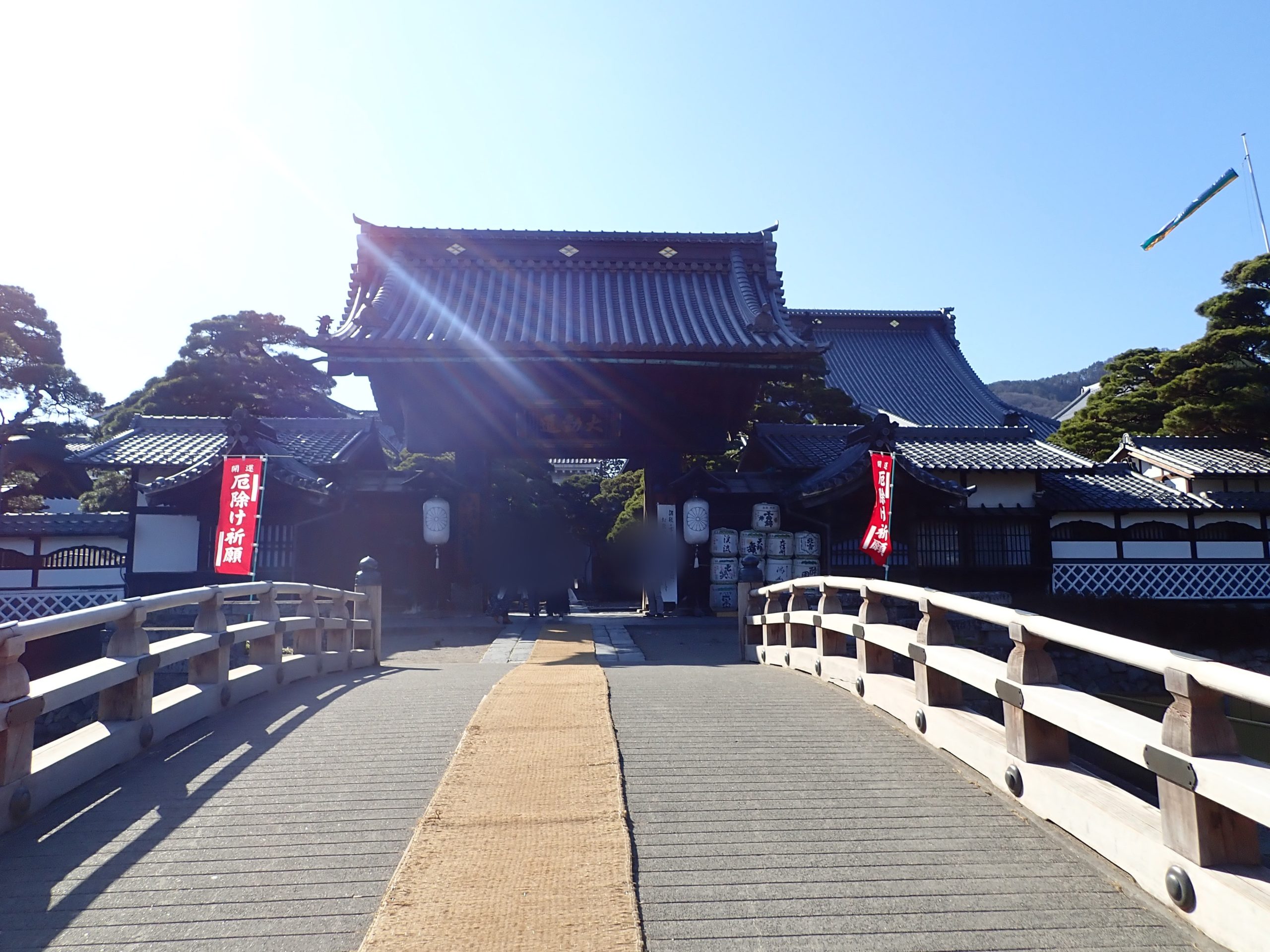 信州善光寺の参道にある大勧進