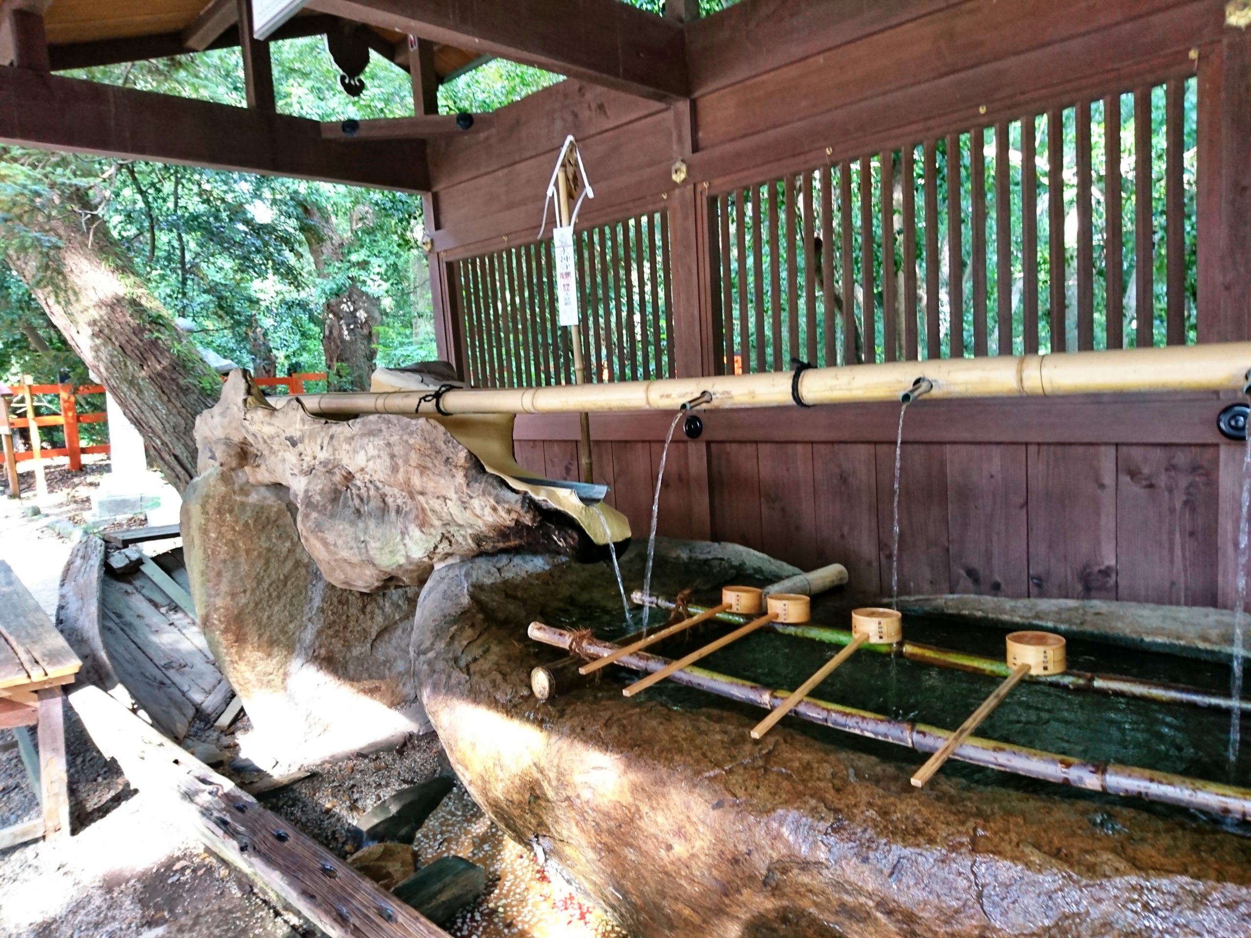 下鴨神社の手水舎