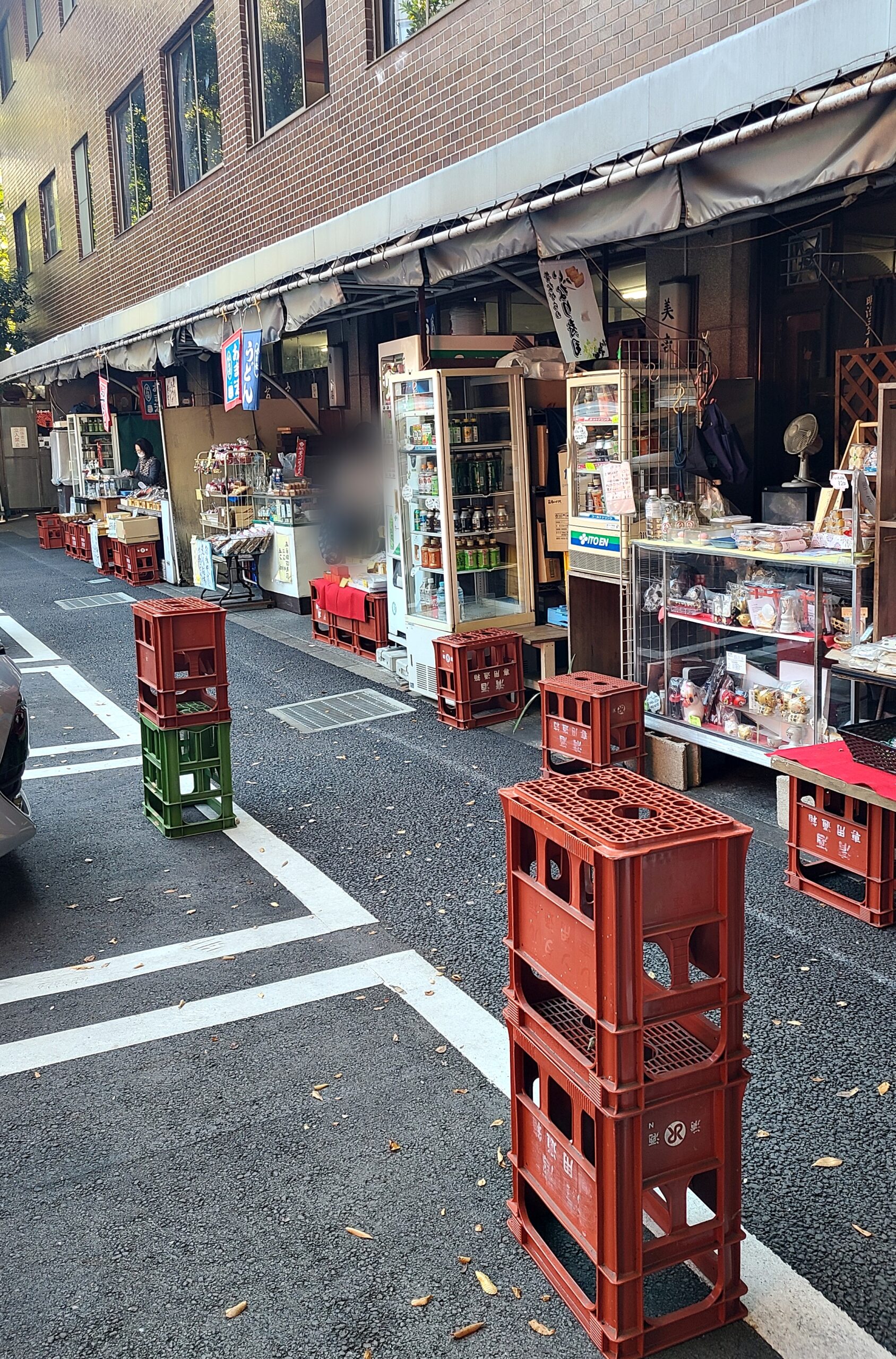 豊川稲荷東京別院の近くの売店